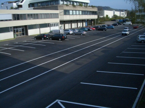 Fellbach Industrieflche Straenbau1