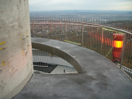 Fernsehturm Stuttgart -  Abdichtung und Gussasphalt-Schutzschicht