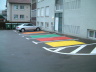 Stuttgart Musterflchen fr Parkplatzmarkierung