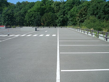 Wilhelma Parkhaus - Gussasphalt auf Dichtungsschicht